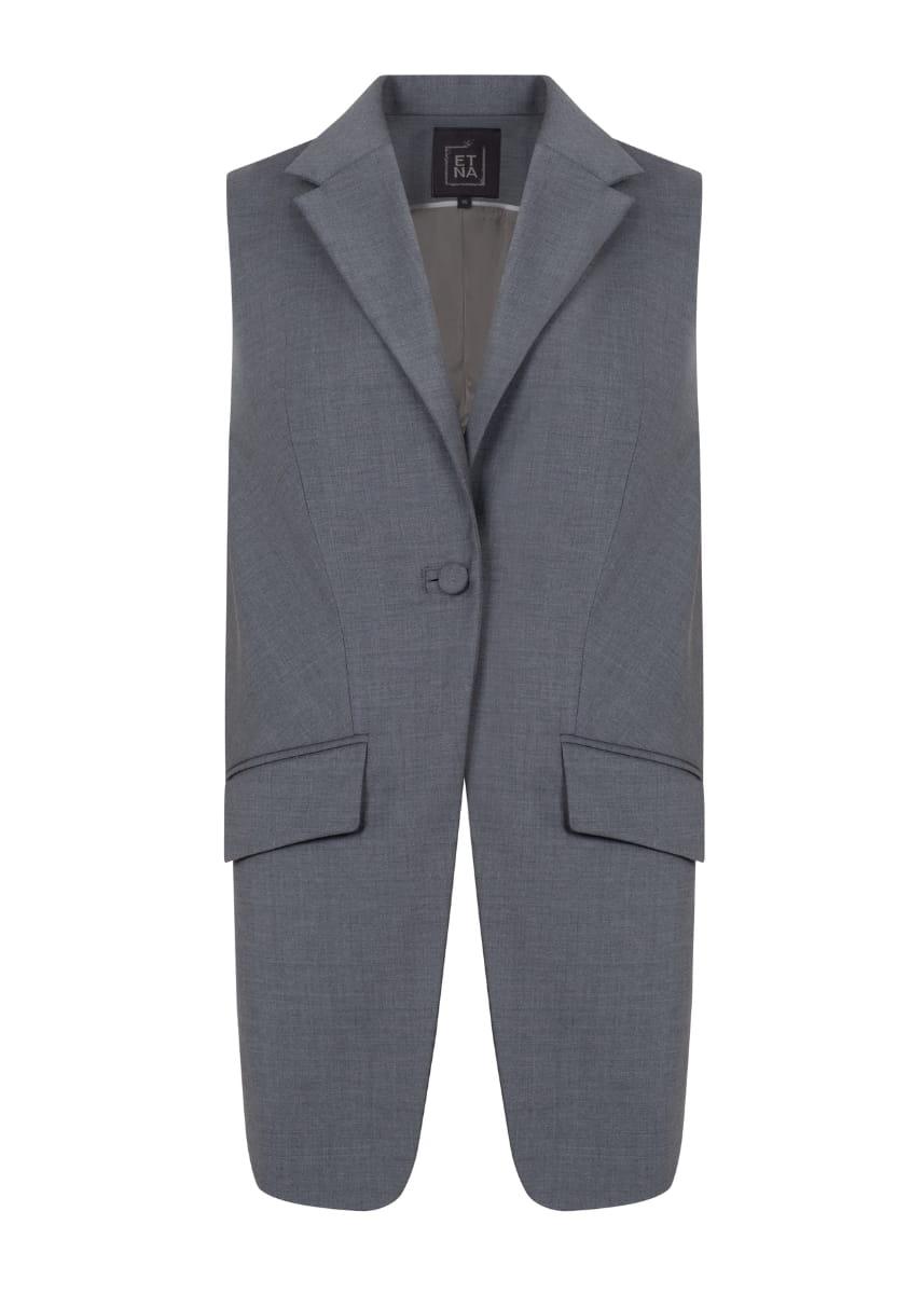 Virgin Wool Waistcoat Sophia - ETNA Shirts Waistcoat