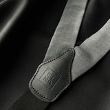 Sophia Grey Ultra-Fine Virgin Wool Suspenders