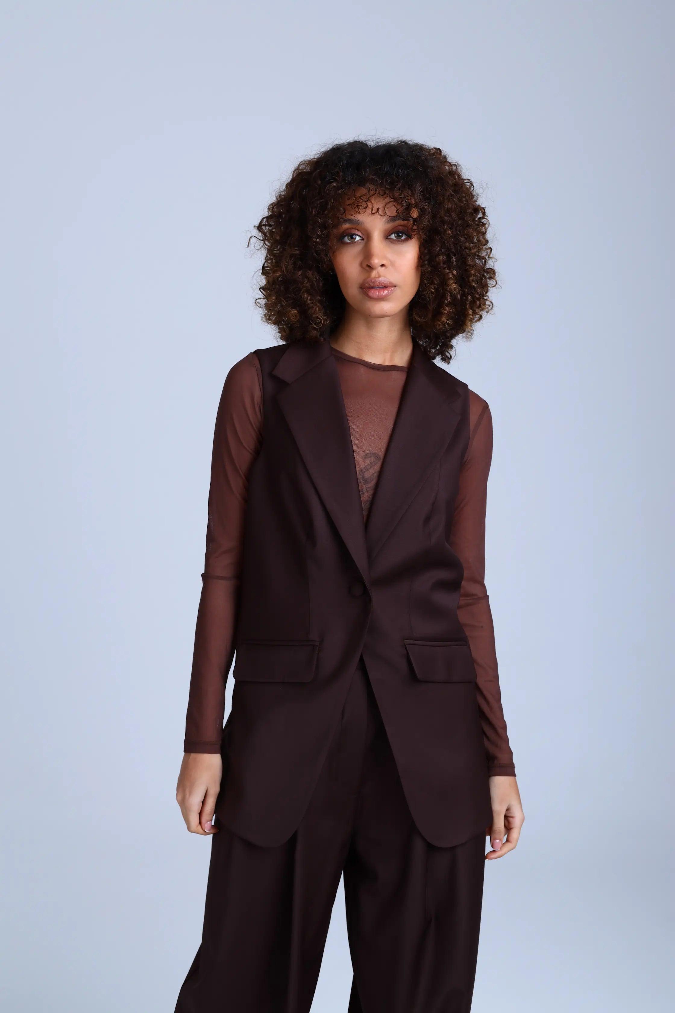 Virgin Wool Waistcoat Monica - ETNA Shirts Waistcoat
