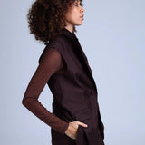 Virgin Wool Waistcoat Monica - ETNA Shirts Waistcoat