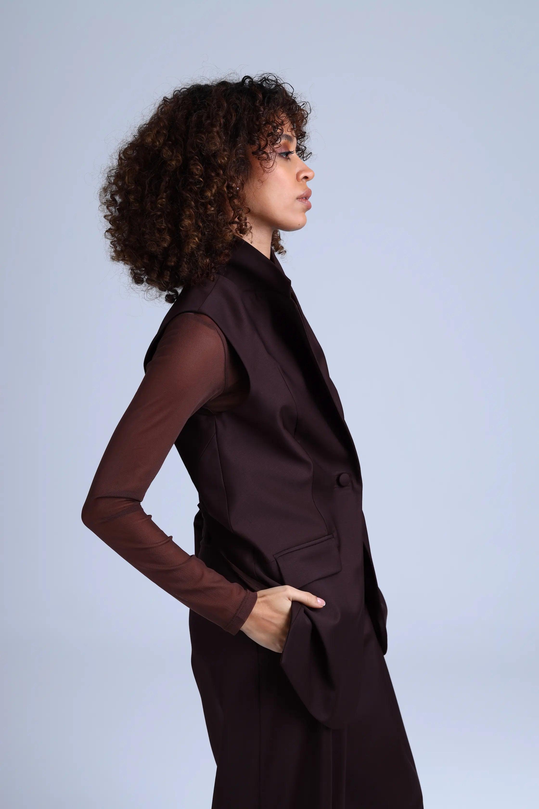 Virgin Wool Waistcoat Monica - ETNA Shirts Waistcoat