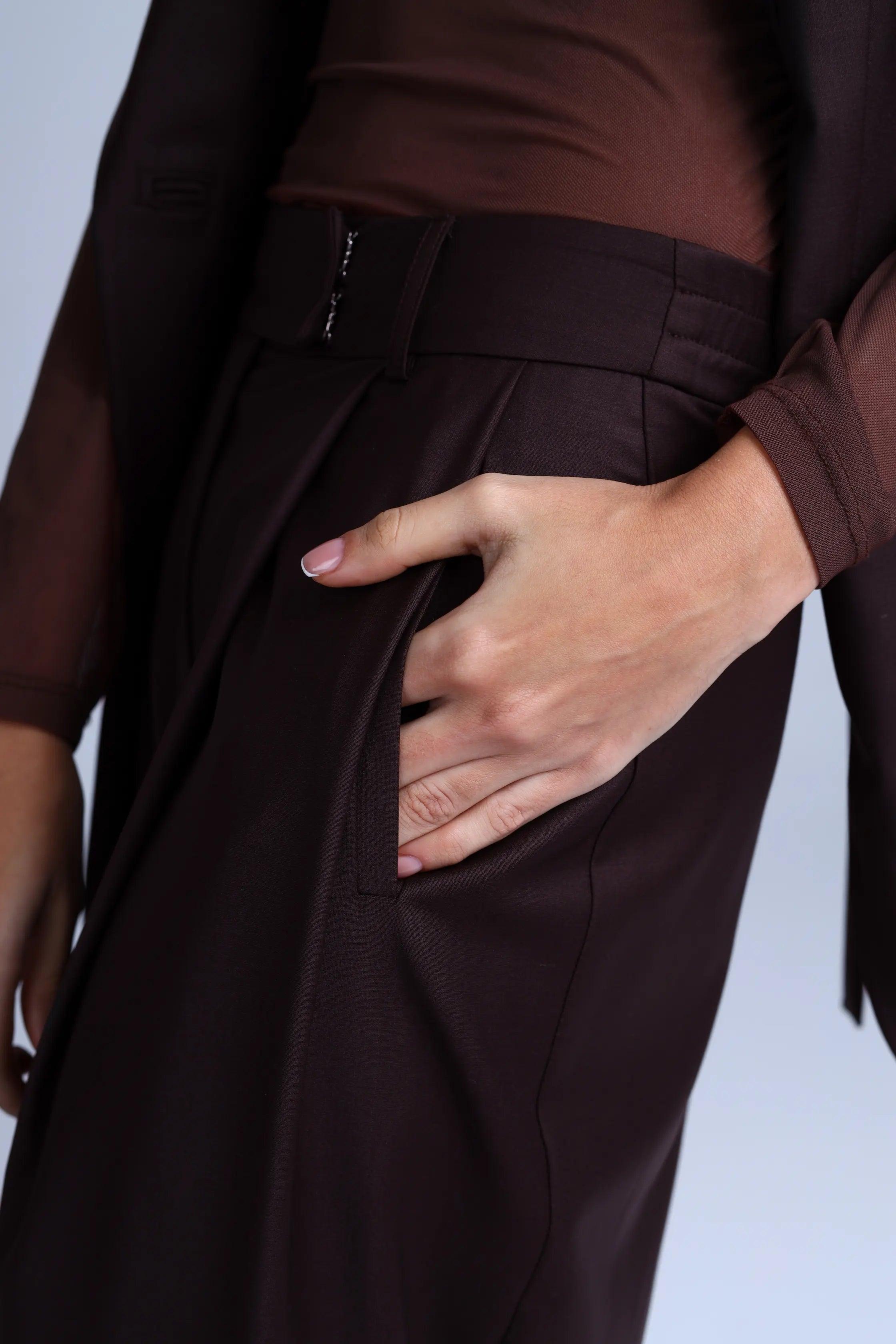 Virgin Wool Trousers Monica - ETNA Shirts Pants