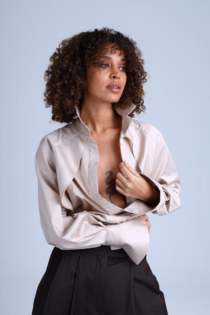 Diva Beige Shirt - ETNA Shirts Shirt