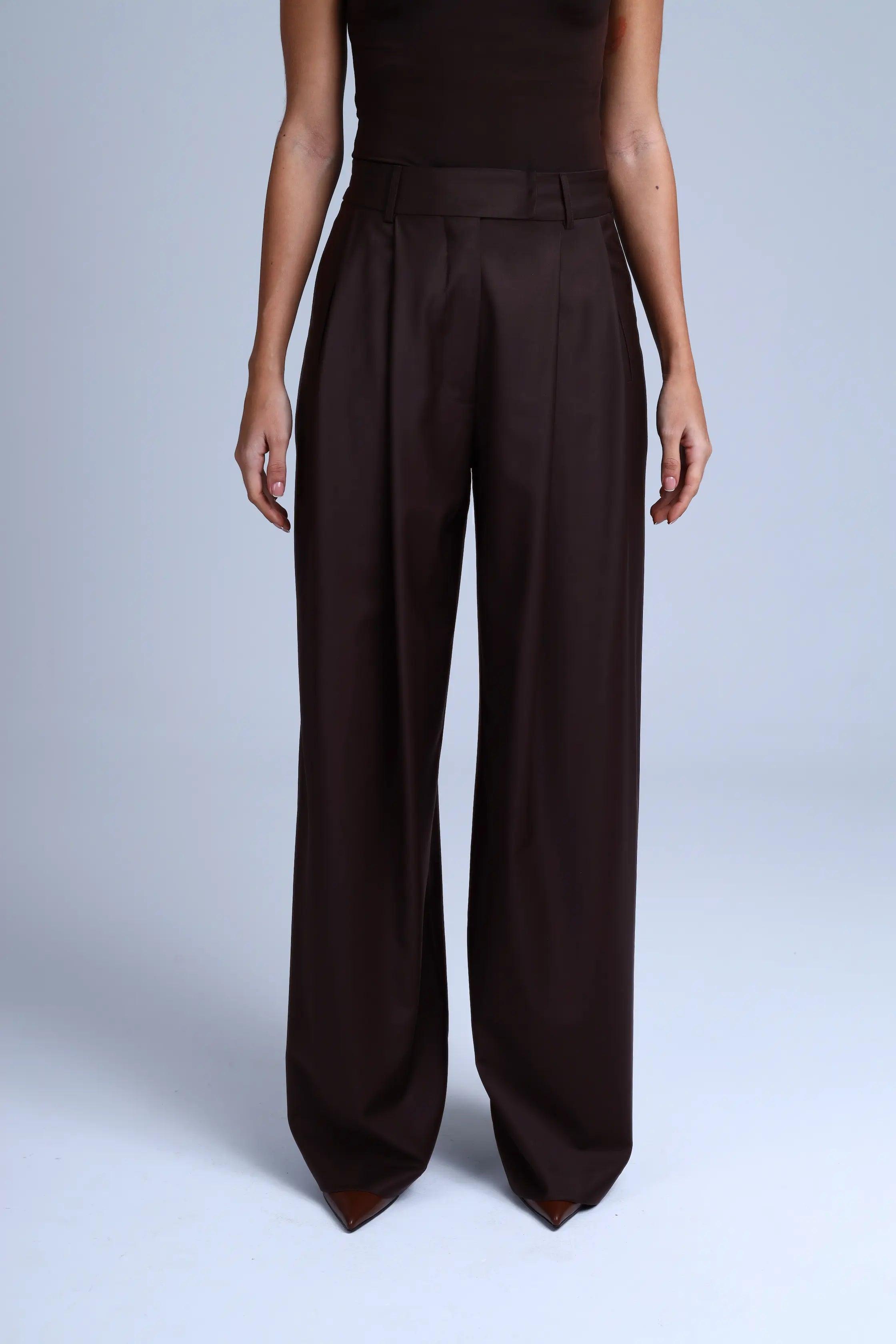 Virgin Wool Trousers Monica - ETNA Shirts Pants