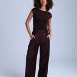 Virgin Wool Trousers Monica - ETNA Shirts Pants