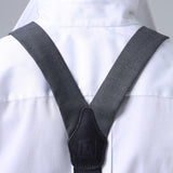 Sophia Grey Ultra-Fine Virgin Wool Suspenders