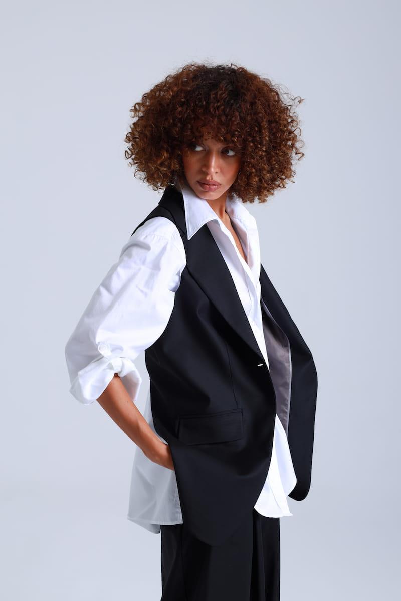 Virgin Wool Waistcoat Liza - ETNA Shirts Waistcoat