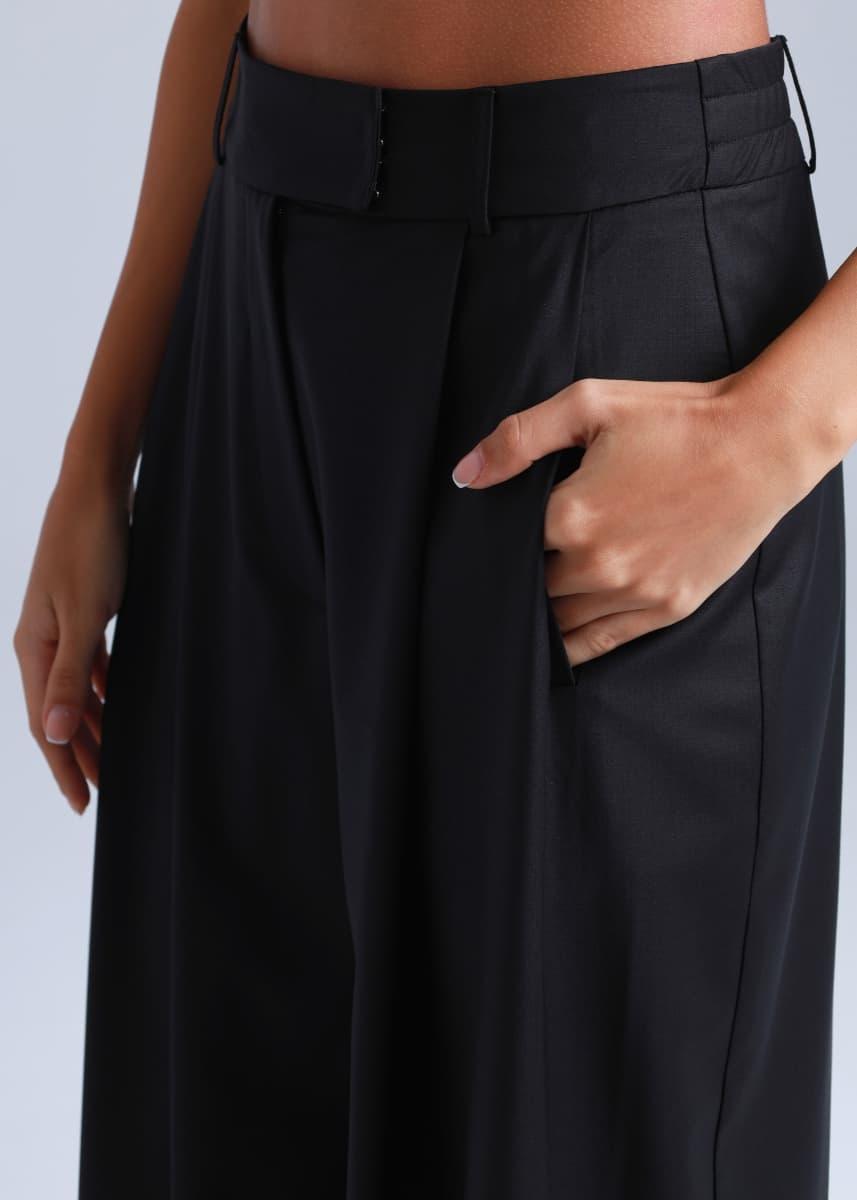 Virgin Wool Trousers Liza - ETNA Shirts Pants
