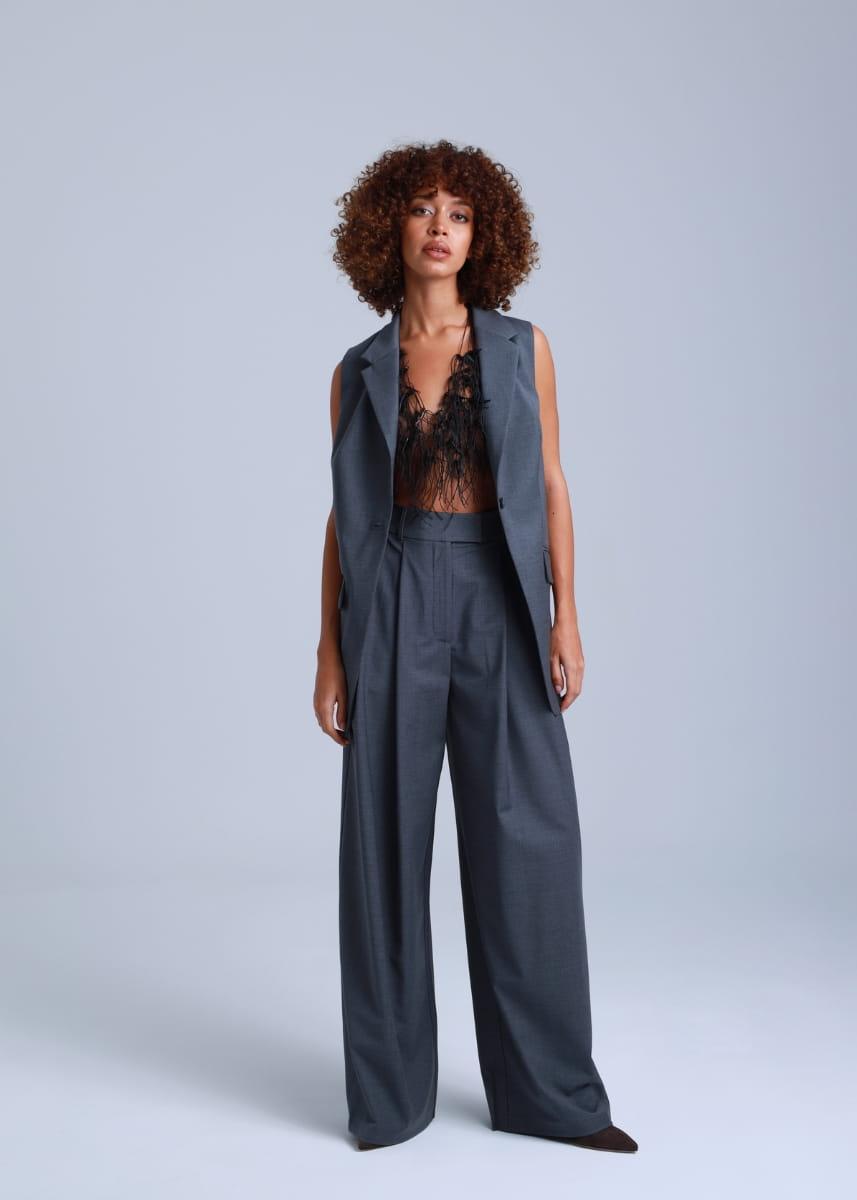 Virgin Wool Waistcoat Sophia - ETNA Shirts Waistcoat