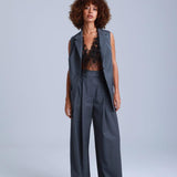 Virgin Wool Waistcoat Sophia - ETNA Shirts Waistcoat