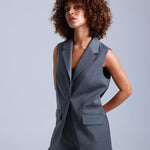 Virgin Wool Waistcoat Sophia - ETNA Shirts Waistcoat