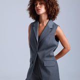 Virgin Wool Waistcoat Sophia - ETNA Shirts Waistcoat