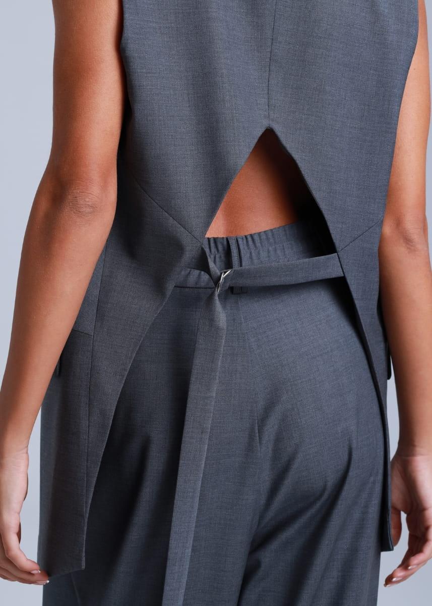 Virgin Wool Waistcoat Sophia - ETNA Shirts Waistcoat