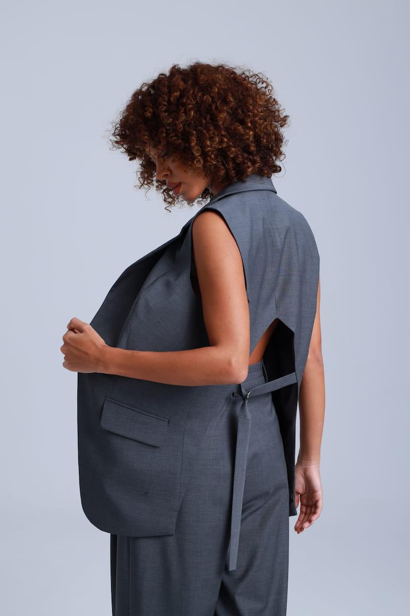 Virgin Wool Waistcoat Sophia - ETNA Shirts Waistcoat
