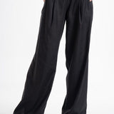 Aitna Black Palazzo Pants from Organic Finest Fabric
