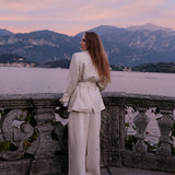 Taormina Linen-Blend Belted Jacket