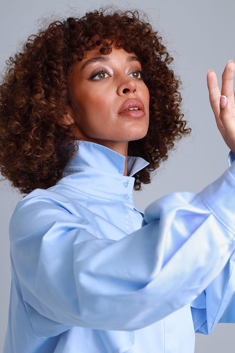 Diva Blu Shirt - ETNA Shirts Clothing