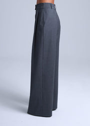 Sophia Suit Wide Style Grey Virgin Wool Pants – ETNA