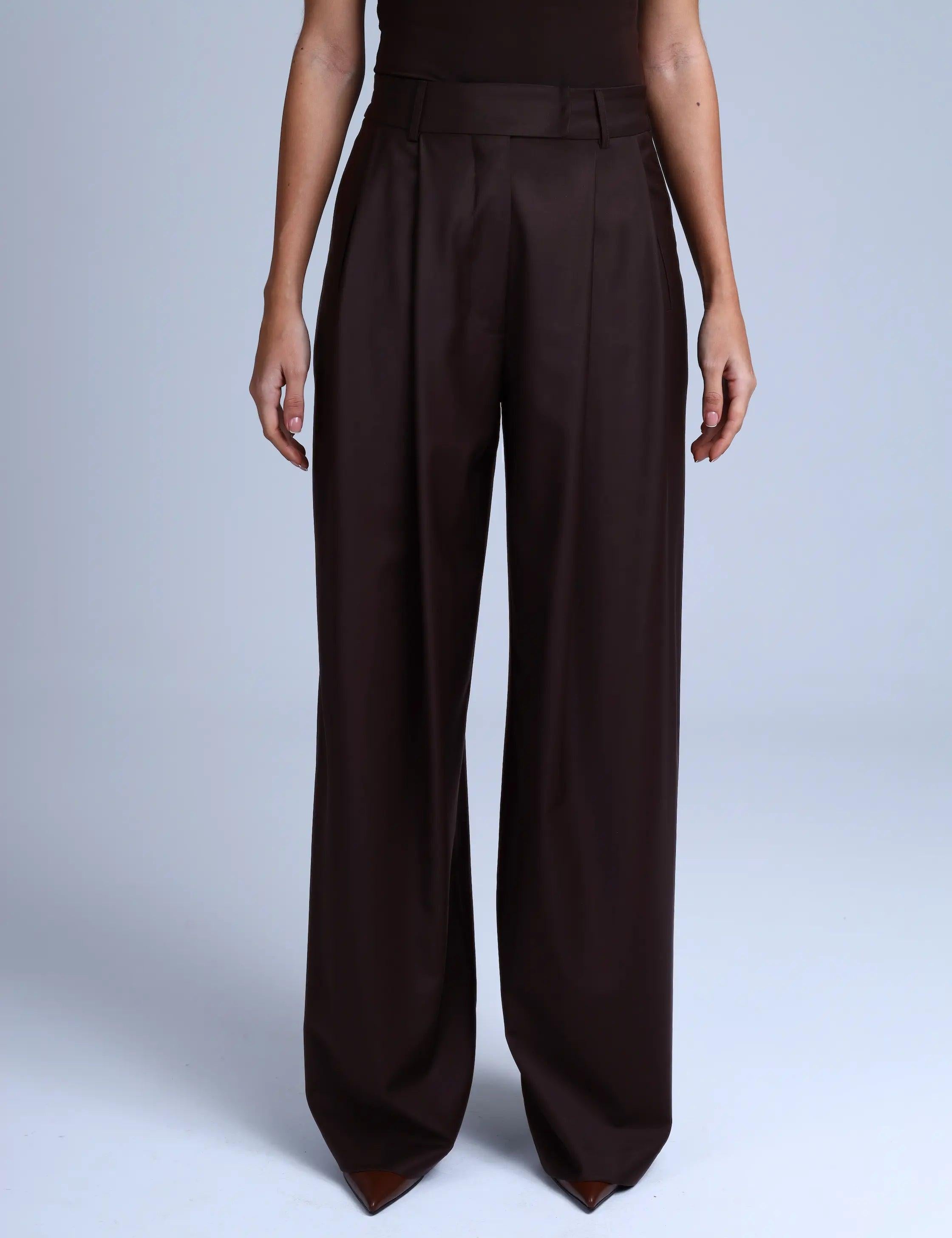 Virgin Wool Trousers Monica - ETNA Shirts Pants