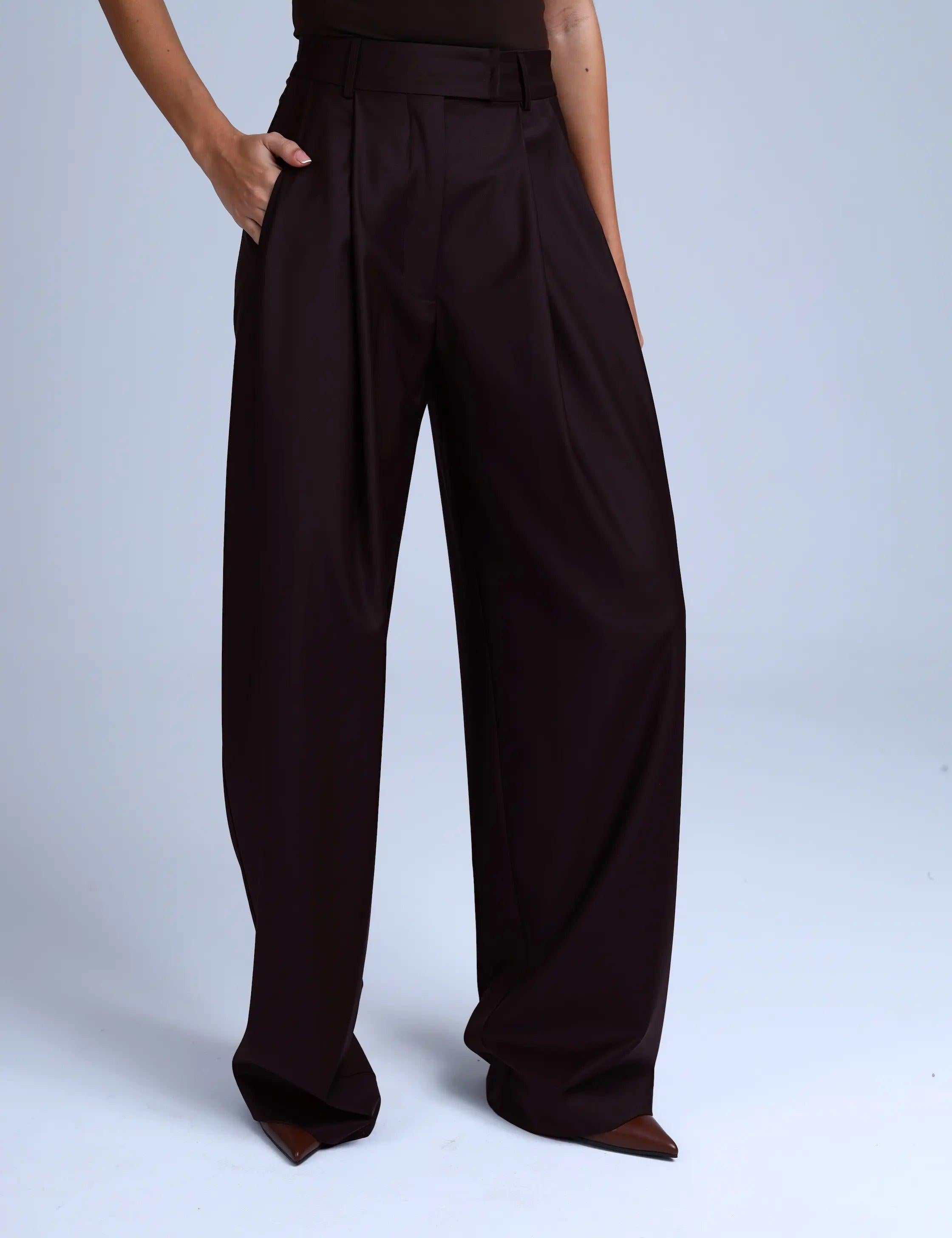 Virgin Wool Trousers Monica - ETNA Shirts Pants