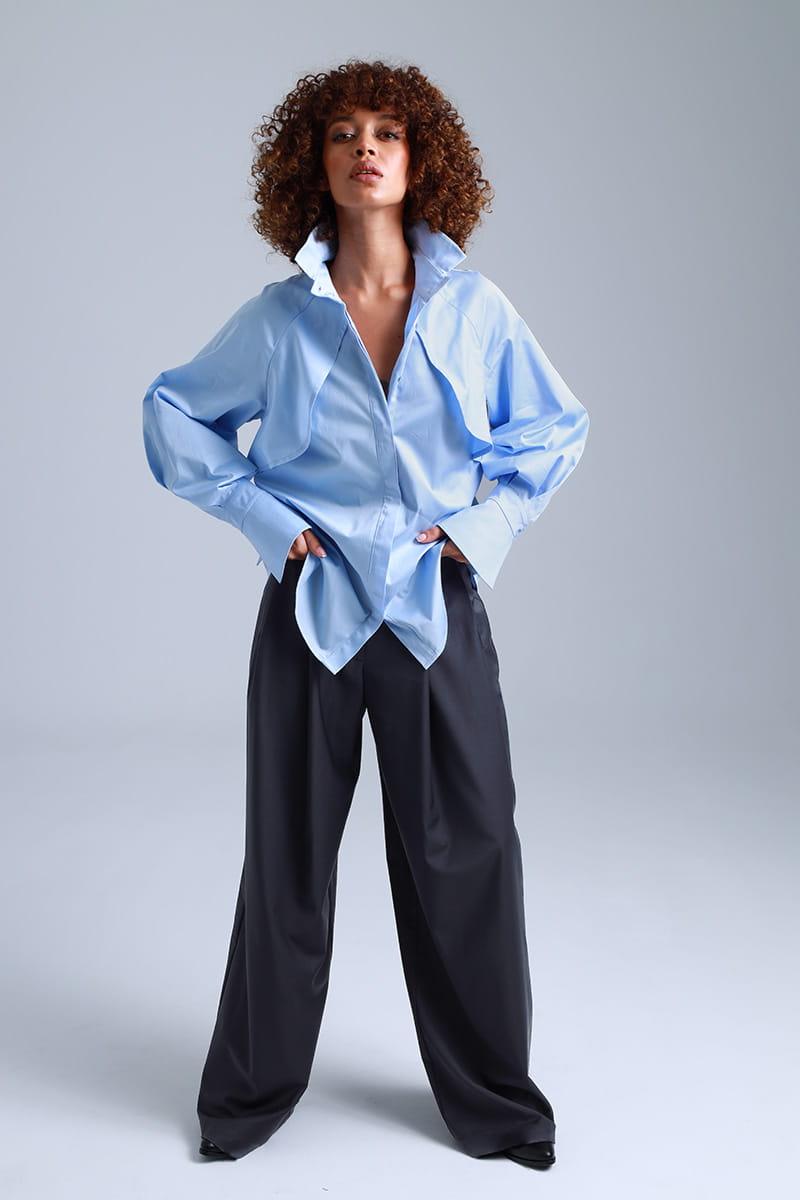 Diva Blu Shirt - ETNA Shirts Clothing