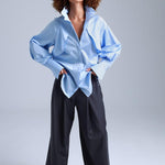 Diva Blu Shirt - ETNA Shirts Clothing