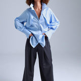 Diva Blu Shirt - ETNA Shirts Clothing