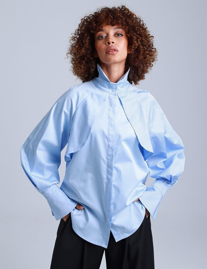 Diva Blu Shirt - ETNA Shirts Clothing