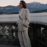 Taormina Linen-Blend Belted Jacket
