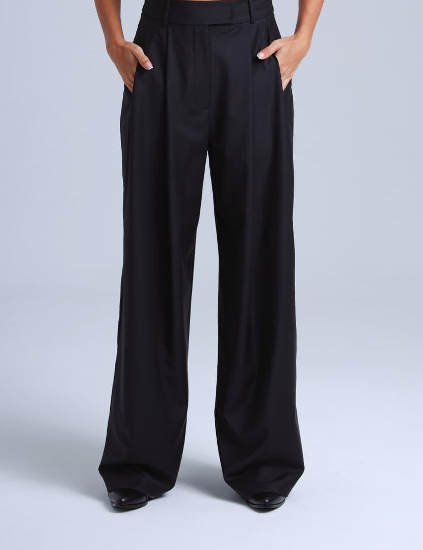 Virgin Wool Trousers Liza - ETNA Shirts Pants