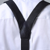 Liza Black Ultra-Fine Virgin Wool Suspenders