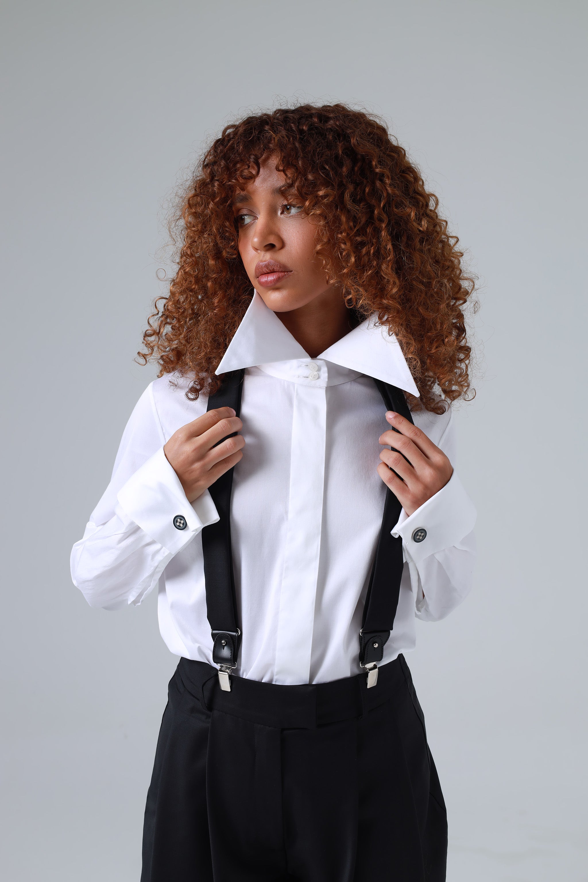 Liza Black Ultra-Fine Virgin Wool Suspenders Liza Black Ultra-Fine Virgin Wool Suspenders